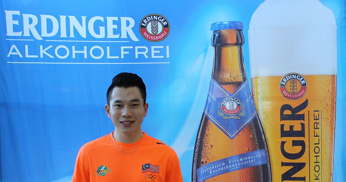 Adrian Ang moves into second place Track Open