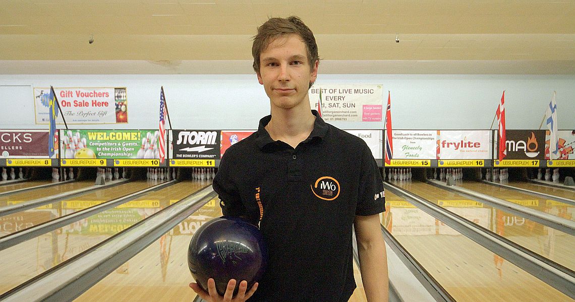 Finland’s Tomas Kayhko falls three pins short of the lead in Ireland