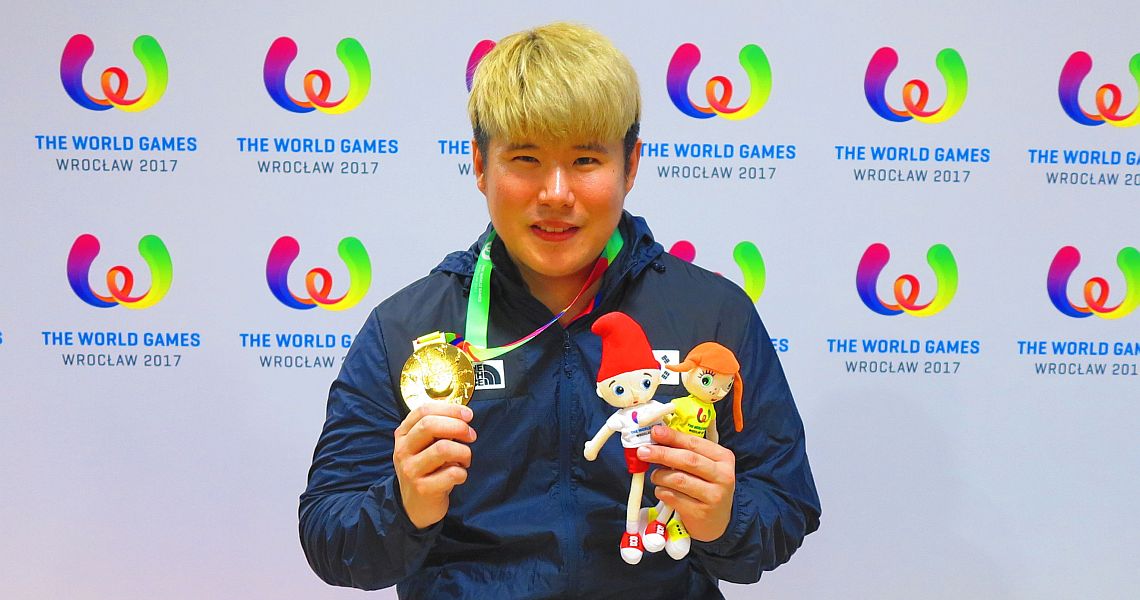 Korea’s Cho Youngseon captures the first gold medal for Korea in Men’s Singles