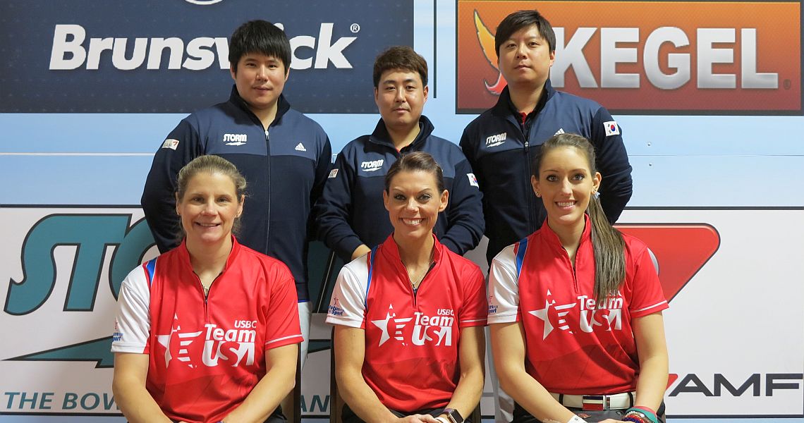 Korean men, USA women surge into lead in Trios after Squad 1