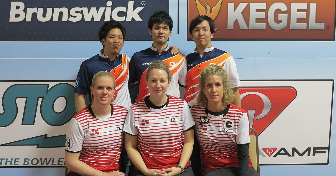 Japan, Denmark lead as Squad 2 has completed Trios preliminaries