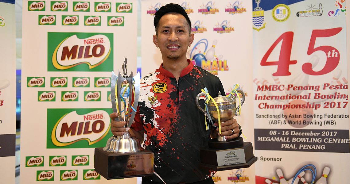 Indonesia’s Ryan Lalisang win 45th MMBC Penang Pesta International