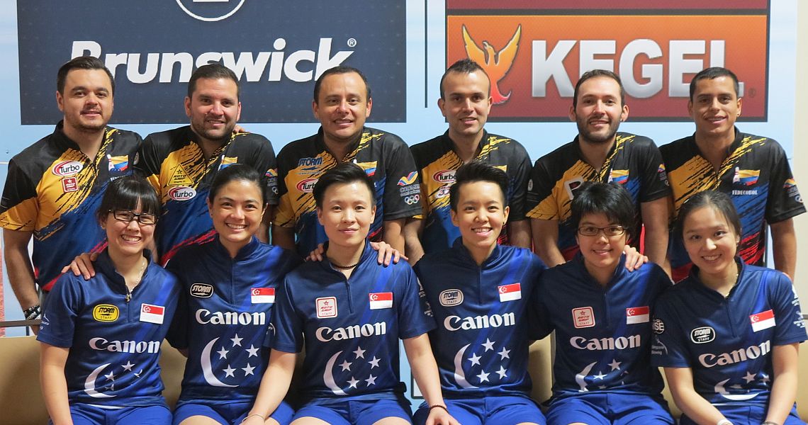 Colombia, Singapore earn the No. 1 seeds for Sunday’s Team of Five finals