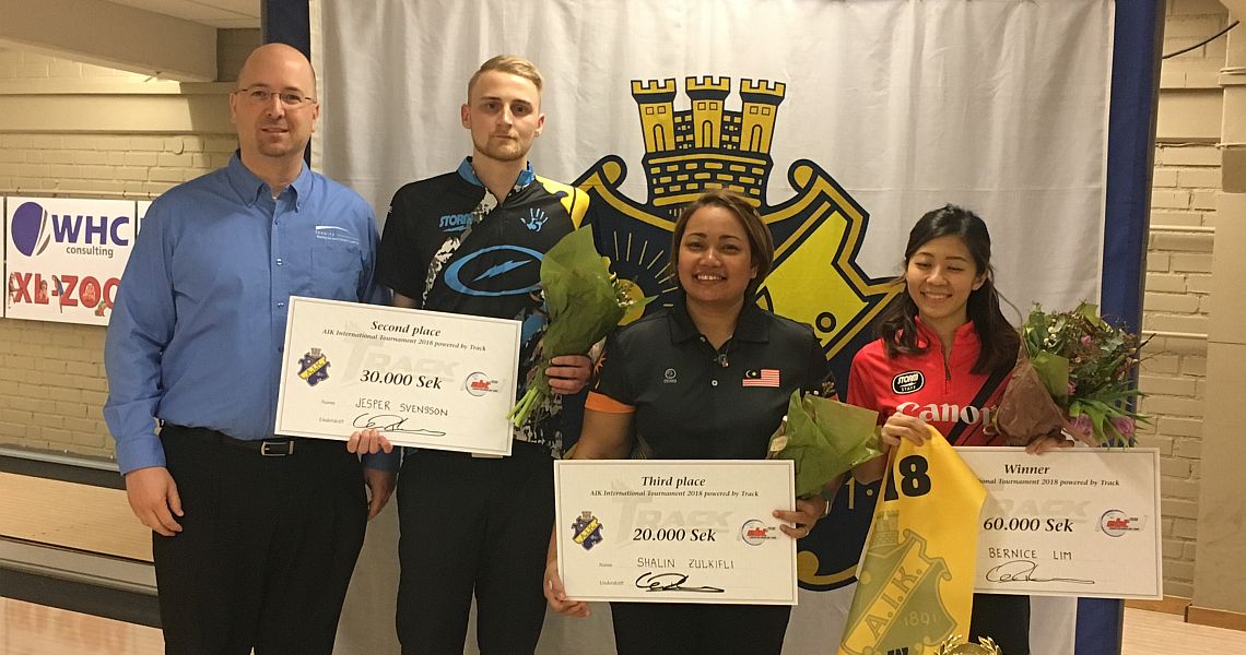 Bernice Lim defeats Jesper Svensson to win AIK International Tournament