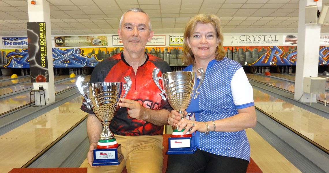 Liliane Vintens, Serge Frouvelle take the titles in Italy Senior Open