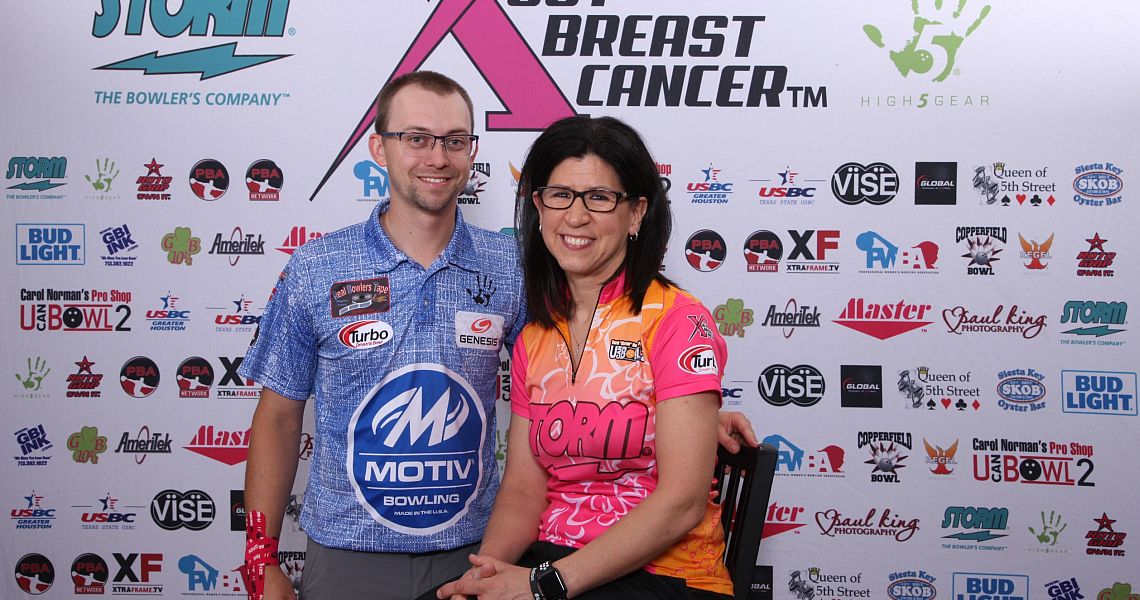 Liz Johnson & EJ Tackett move into PBA-PWBA Storm SABC Mixed Doubles lead