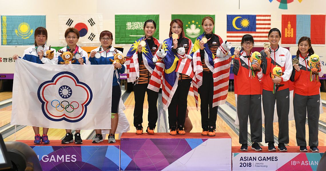 Malaysian women bowlers start Asian Games 2018 with victory in trios
