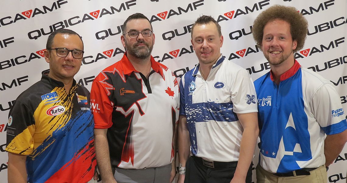Canada’s Ryan Reid rolls the first perfecto of the 54th Bowling World Cup
