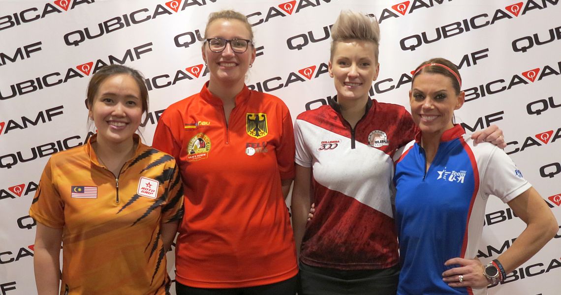 Latvia’s Diana Zavjalova takes the early lead in Bowling World Cup