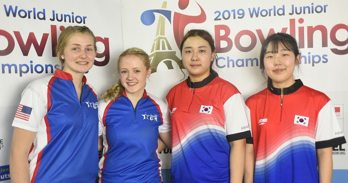 Korea and USA advance to both boys’ and girls’ Doubles gold medal matches